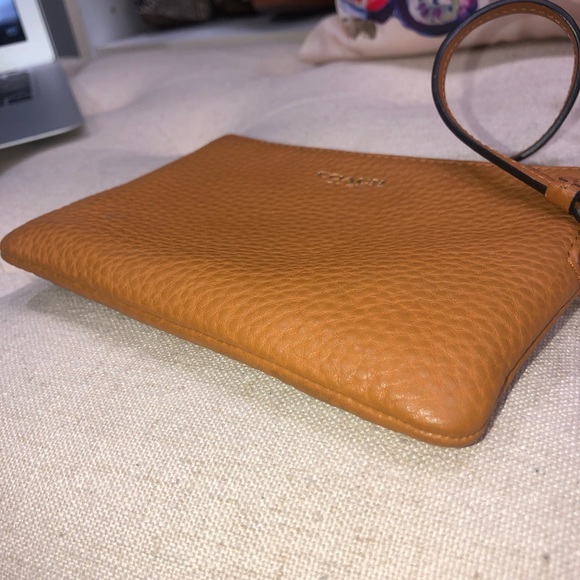 Coach Brown Leather Wristlet Wallet Excellent Condition - Picture 7 of 10